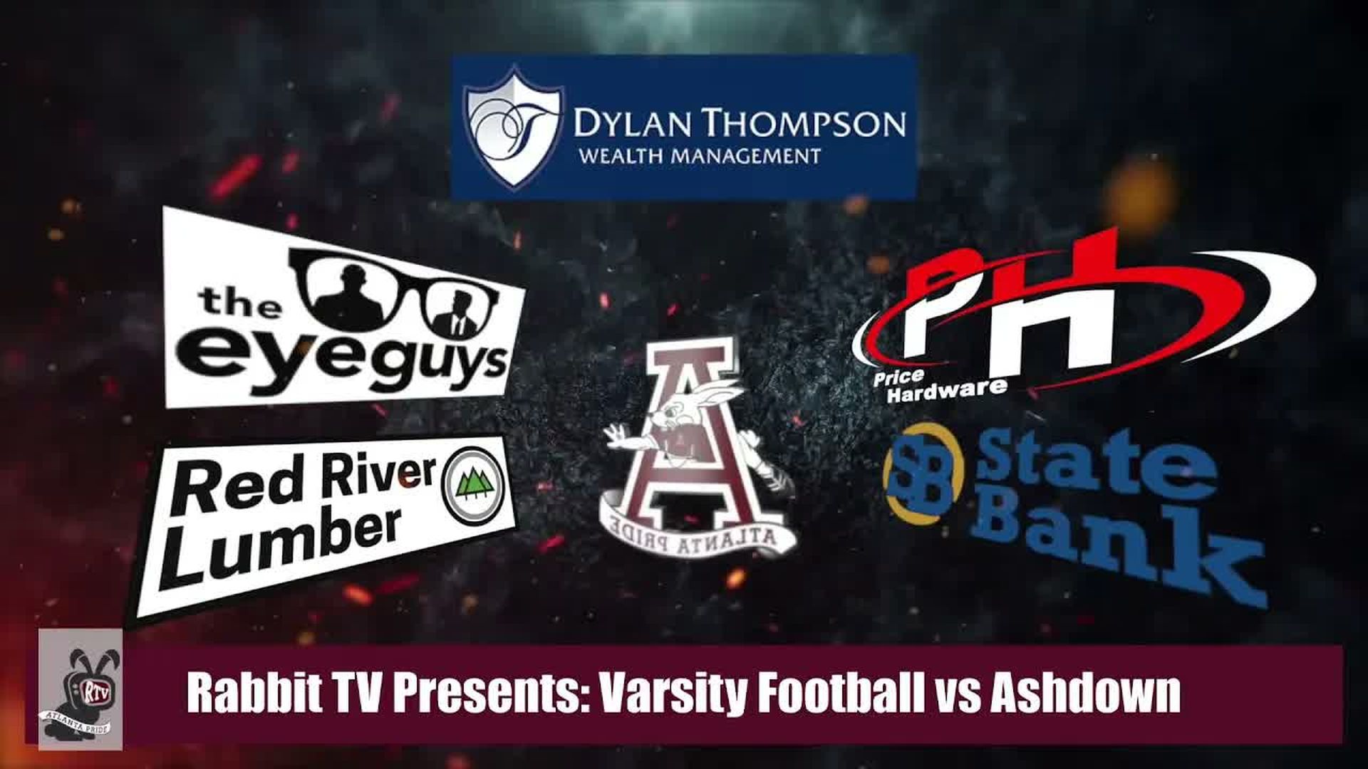 ETG21-Atlanta vs Ashdown Football LIVE on RabbitTV - East Texas Gameday