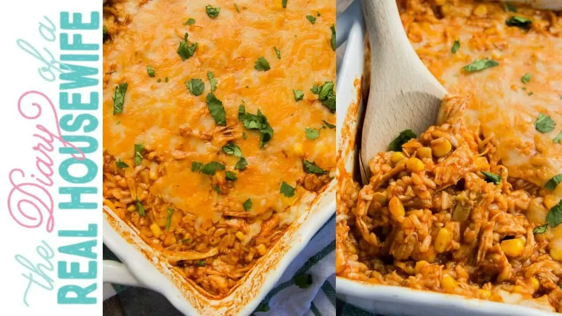 DRH32-Chicken Enchilada Casserole The Diary of a Real Housewife - Diary of a Real Housewife