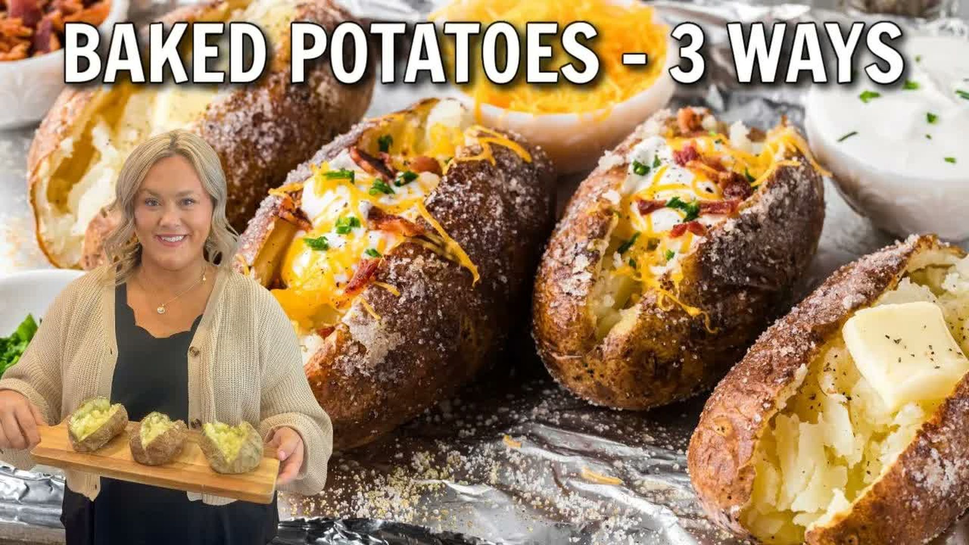DRH69-The Perfect Baked Potato - 3 Ways - Diary of a Real Housewife