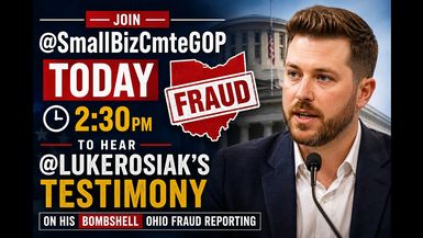OPN30-TODAY at 2 30pm to hear Luke Rosiak s testimony on his bombshell Ohio fraud reporting. - Ohio Political News