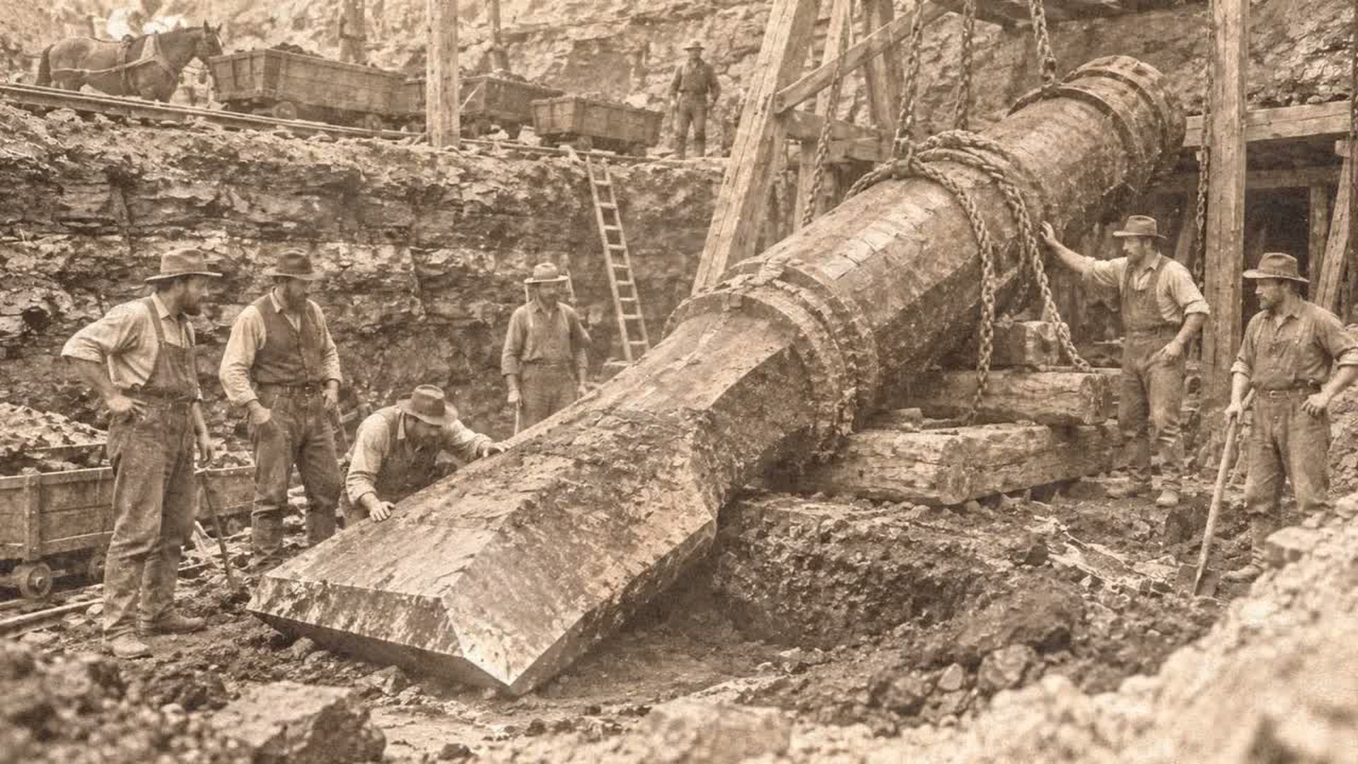 TBA112-The Ancient Chisel Found in an Ohio Coal Seam Was Too Heavy for Two Men to Lift - The Buried Archive