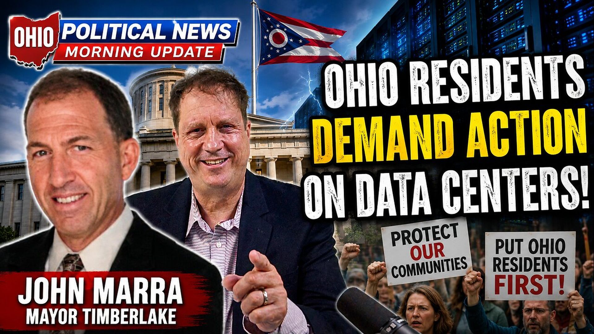 OPN38-Ohio Residents Demand Action on Data Centers Mayor John Marra Sounds the Alarm - Ohio Political News