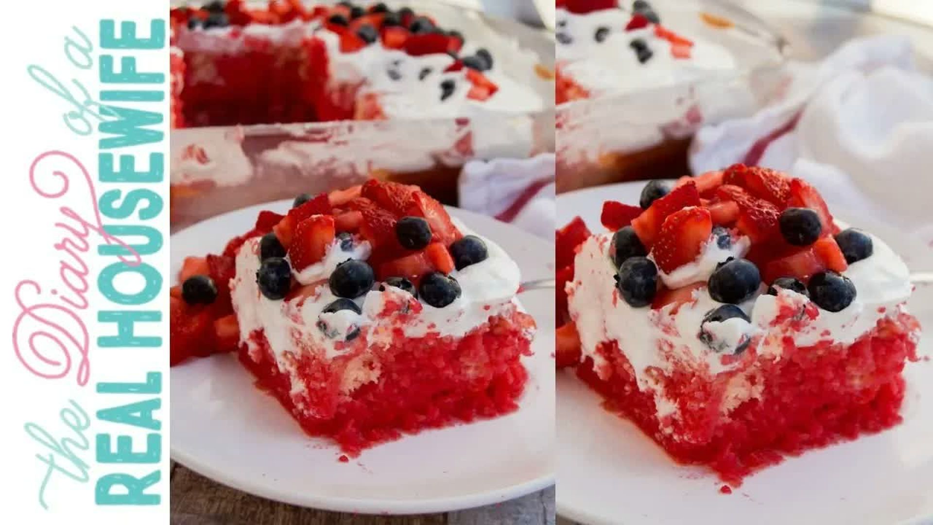 DRH11-Patriotic Poke Cake The Diary of a Real Housewife - Diary of a Real Housewife