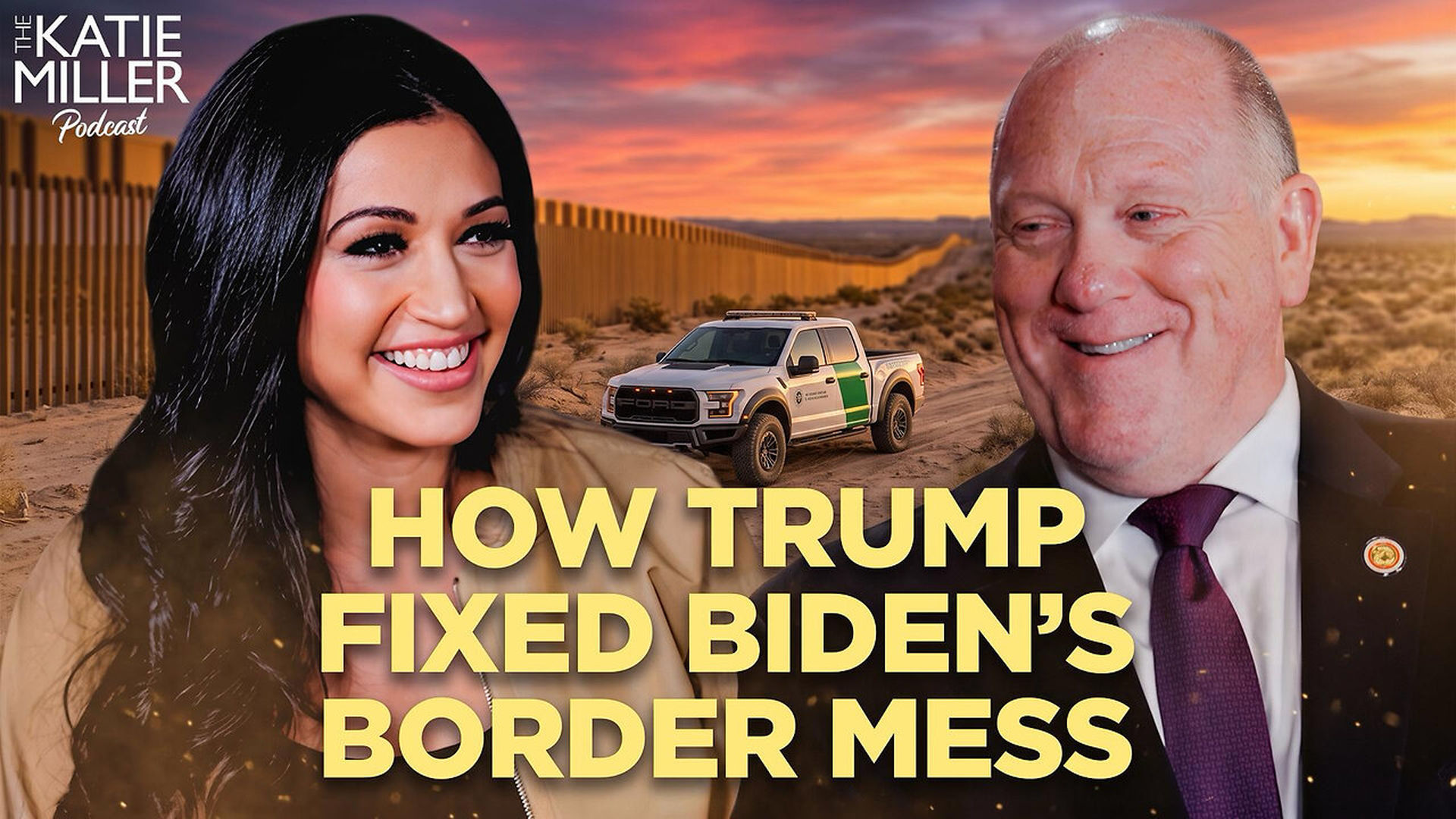 KMP6-Deportation Maxxing Tom Homan on How Trump Rescued Americas Boarders KMP Ep48 - Katie Miller Pod