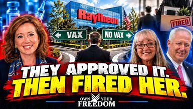 FFF151-Raytheon SUED After Employees Fired Over Vax Mike Heiser Lisa Leake Own Your Freedom - Feds For Freedom