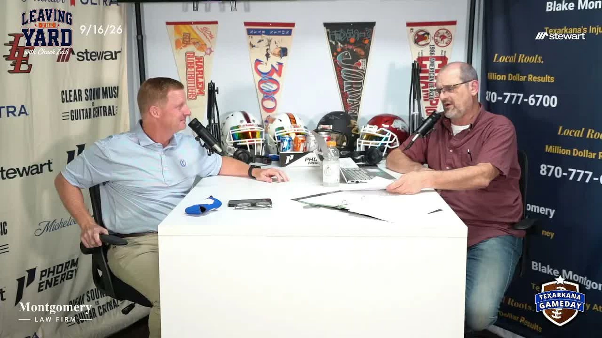 ETG50-Leaving the Yard with Chuck Zach on Texarkana Gameday 9-16-26 - East Texas Gameday