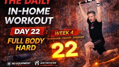 FE27-Day 22 Full Body Daily In Home Workout - Fitness Ed - Fitness Ed