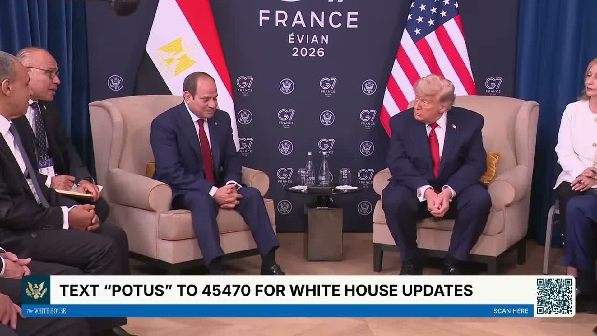 TWH253-President Trump Participates in a Bilateral Meeting with the President of the Arab Republic of Egypt - The White House