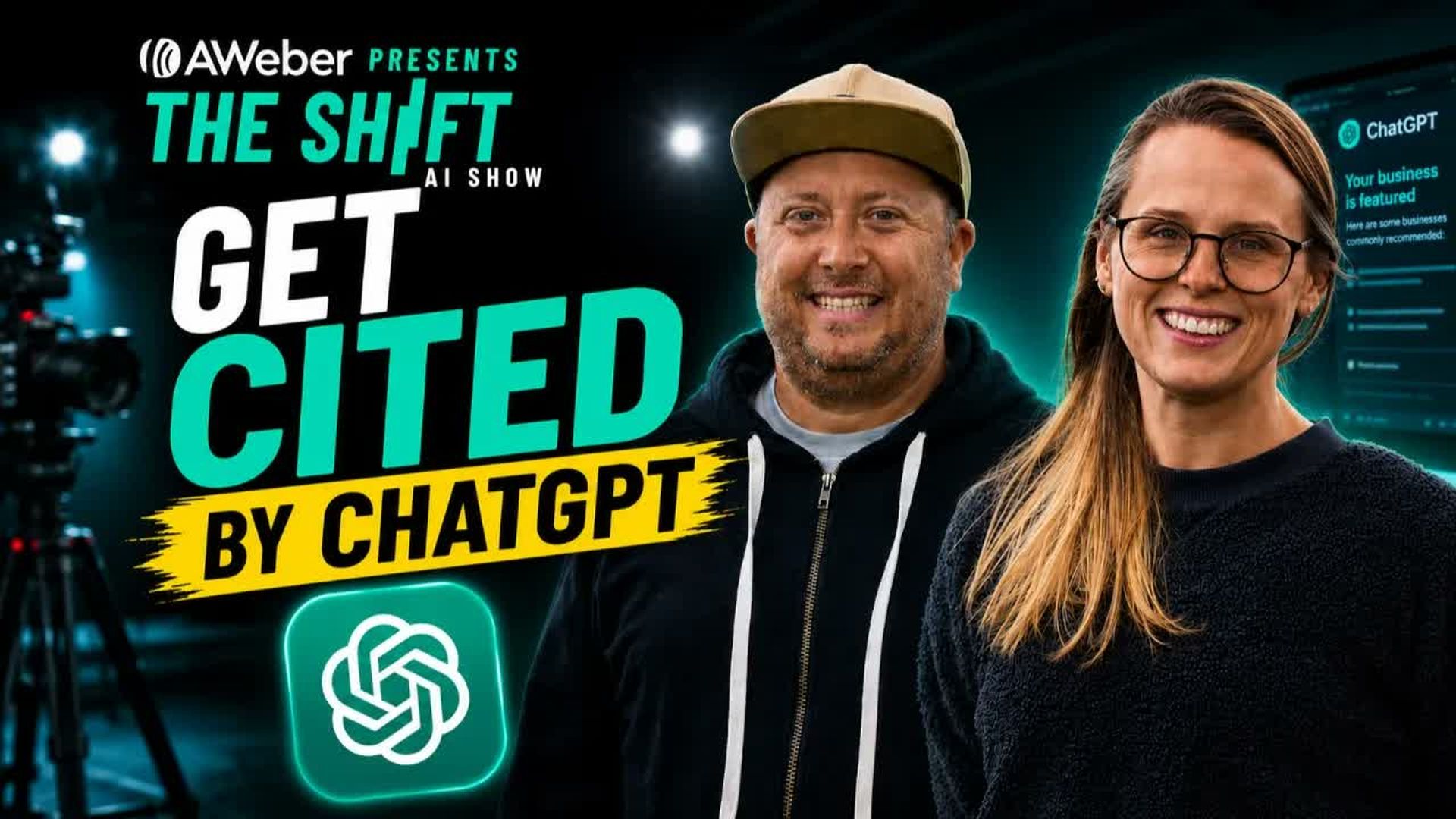 AIS34-How to Get Your Business Recommended by ChatGPT Full Page Build Live The Shift AI Show - The Shift - AI Show - Powered by AWeber