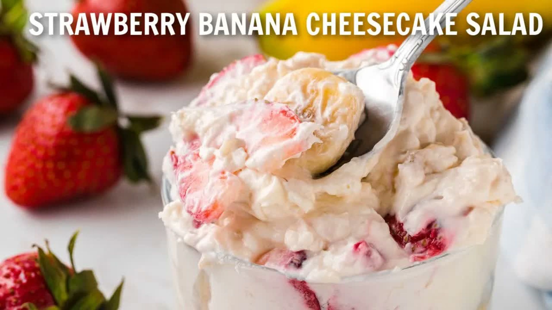 DRH22-Strawberry Banana Cheesecake Salad The Diary of a Real Housewife - Diary of a Real Housewife