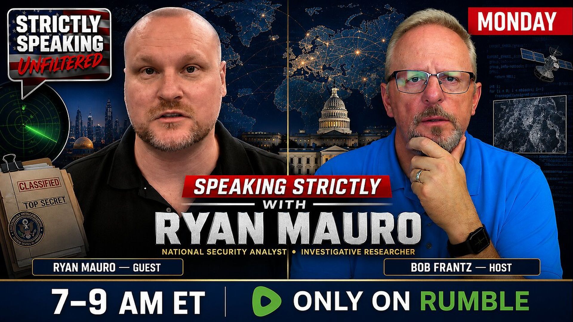 SSU72-One on One with NatSec Analyst Ryan Mauro - Strictly Speaking Unfiltered with Bob Frantz