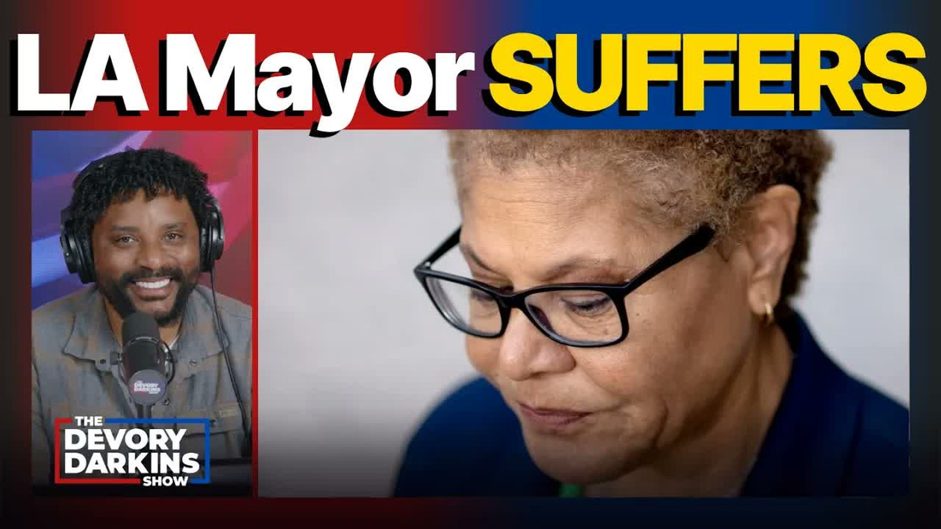 DDS685-IT S OVER LA Mayor SUFFERS HUMILIATION after she gets caught BLOWING Taxpayer money - The DeVory Darkins Show