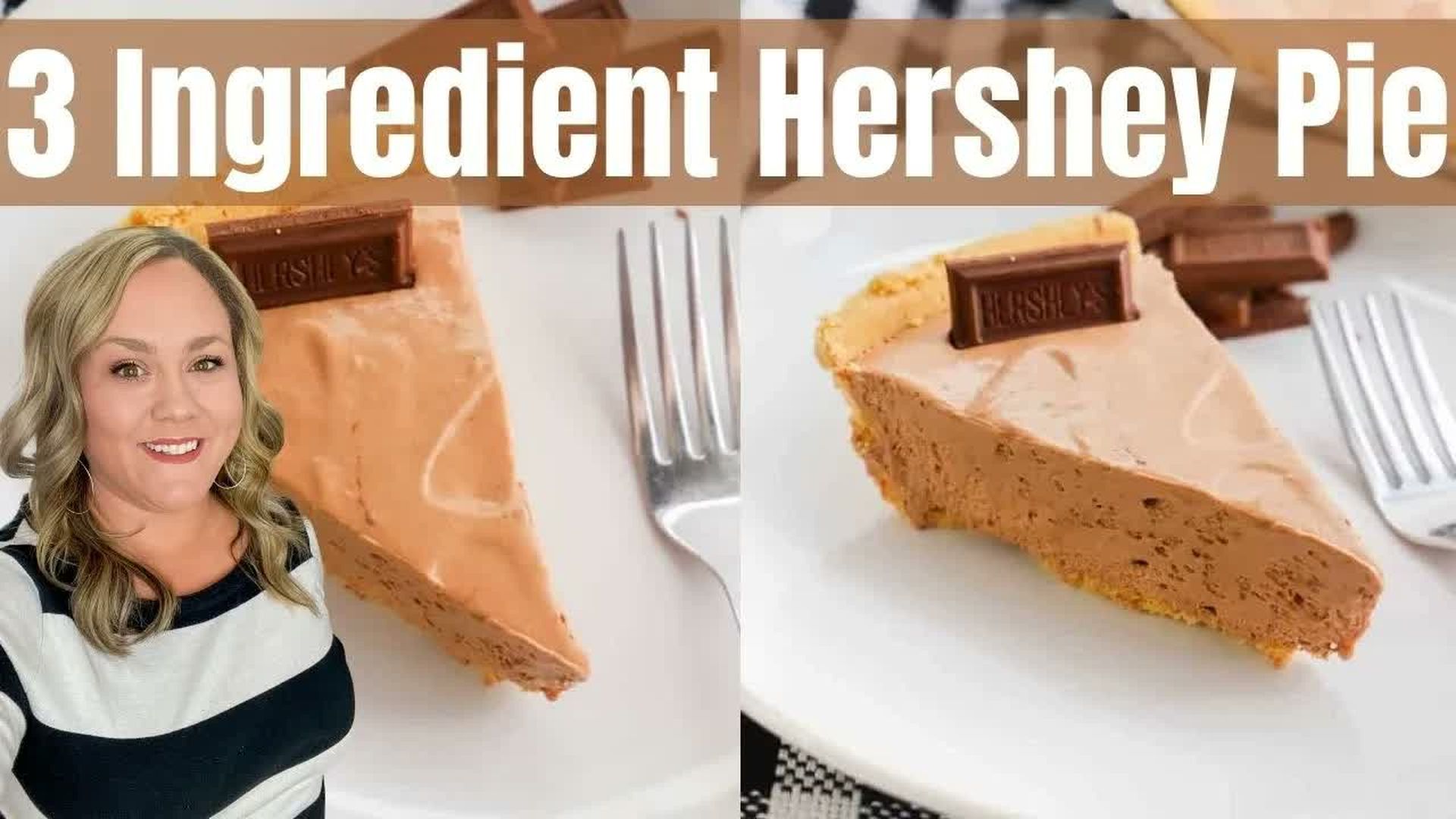 DRH31-Ingredient No-Bake Hershey Pie - Diary of a Real Housewife