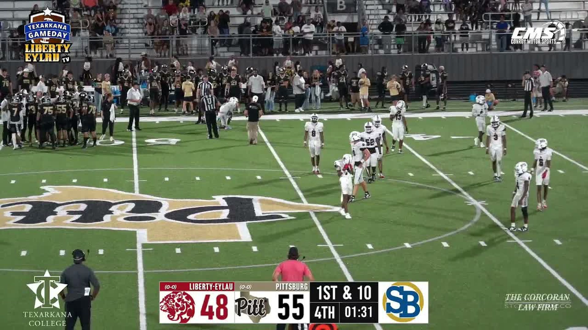 ETG17-Liberty-Eylau Leopards vs Pittsburg Pirates Football LIVE - East Texas Gameday
