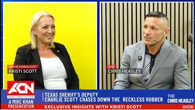 CHS104-Texas Sheriffs Deputy Charlie Scott Chases Down the Reckless Robber - The Chris Heasley Show