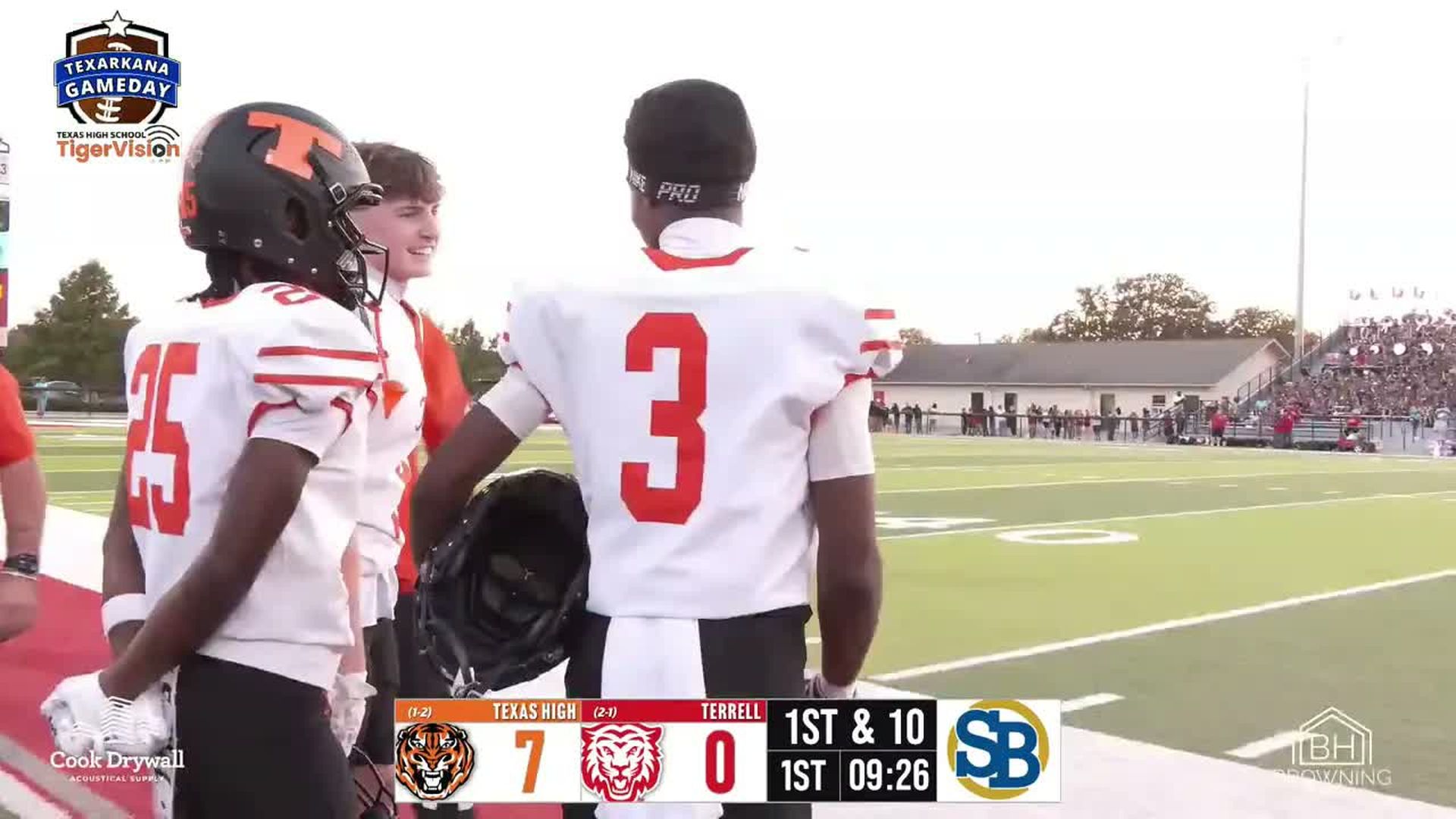 ETG55-Texas High Tigers vs Terrell Tigers Football LIVE on Texarkana Gameday - East Texas Gameday
