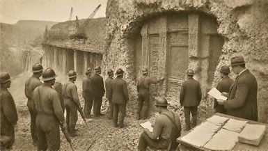 TBA20-What They Hit Excavating the Hoover Dam Bedrock in 1933 Why the Crew Was Reassigned Same Week - The Buried Archive