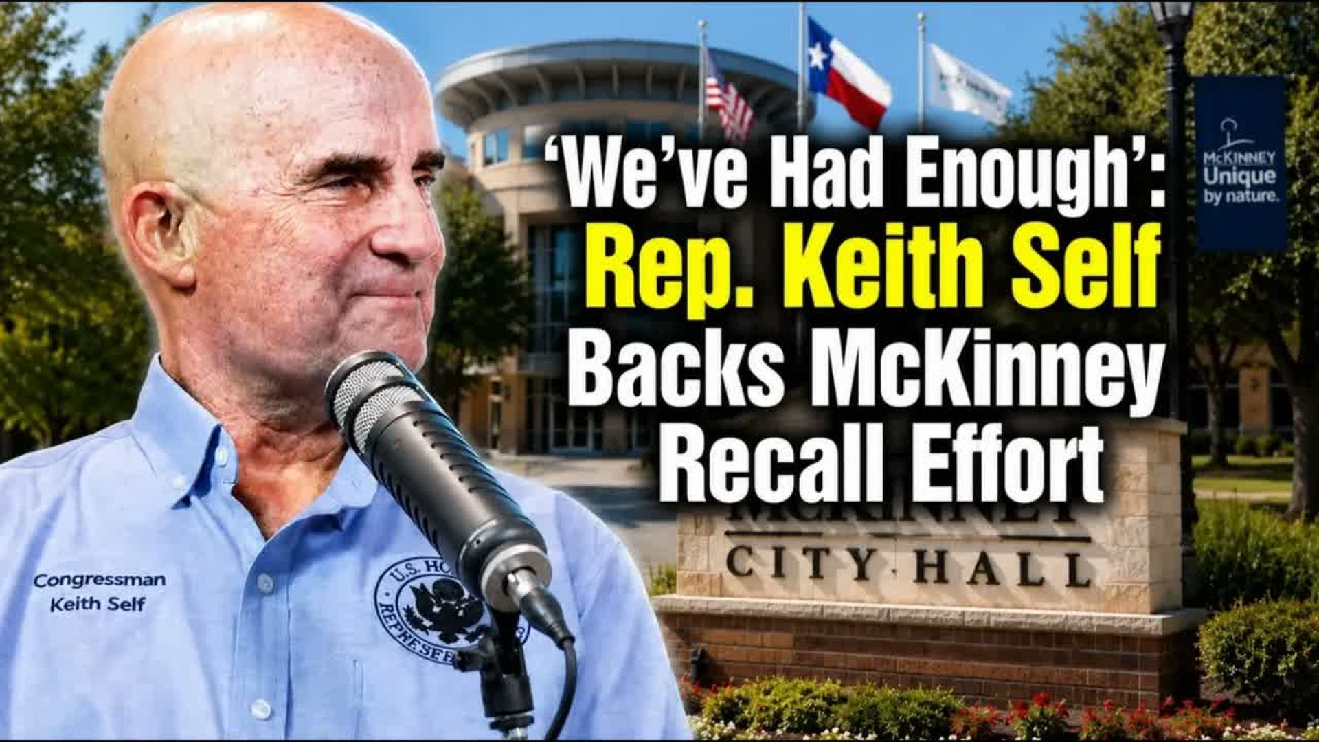 TDE106-We ve Had Enough - Rep. Keith Self Backs McKinney Recall Effort - Let's Talk Local with Sarah Zubiate Bennett