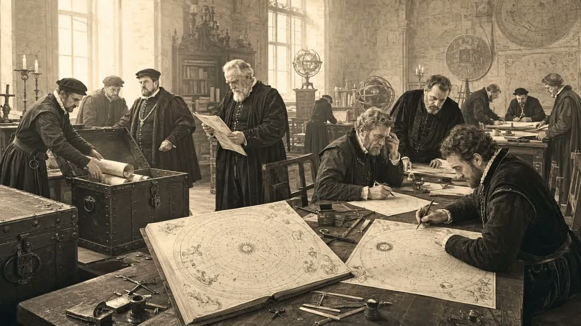 TBA13-The Original Position of the Sun in Pre-1582 Charts They Re-Drew It and Sealed the Old Atlases - The Buried Archive
