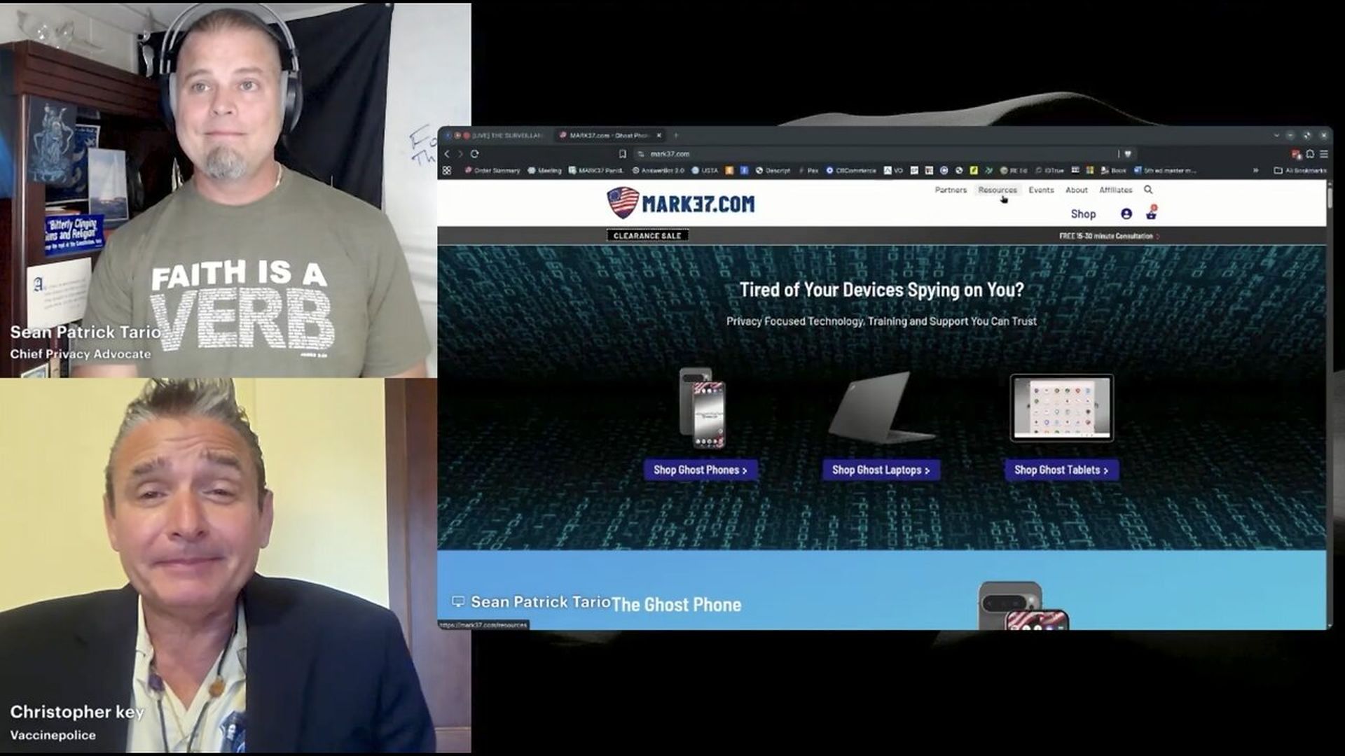 DPY9-MARK37 Sean Patrick Tario Stew Peters Network Reclaiming Digital Sovereignty - Digital Privacy and Your Life