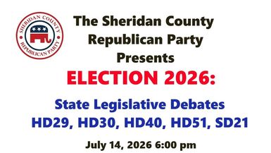 CSP80-Sheridan County GOP July 14 State Legislative Debates - Cowboy State Politics