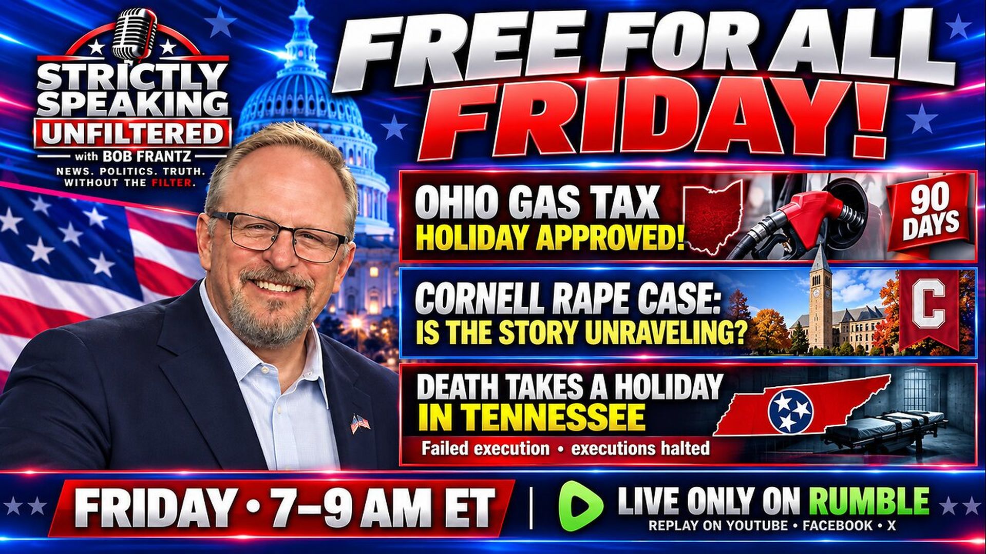 SSU98-Free For All Friday Can you believe DeWine actually signed it - Strictly Speaking Unfiltered with Bob Frantz