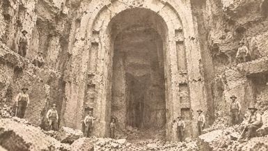 TBA119-The Ancient Archway Found in a Montana Shaft Was Cut for Something Sixteen Feet Tall - The Buried Archive