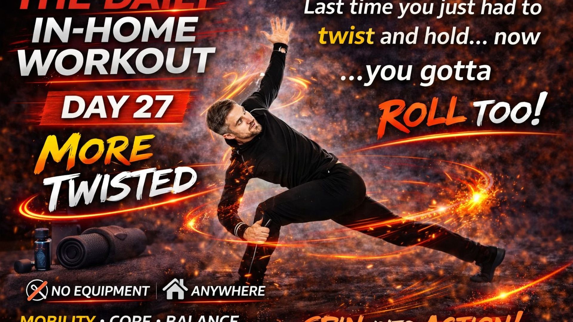 FE28-Day 27 More Twisted Daily In Home Work Out - Fitness Ed - Fitness Ed