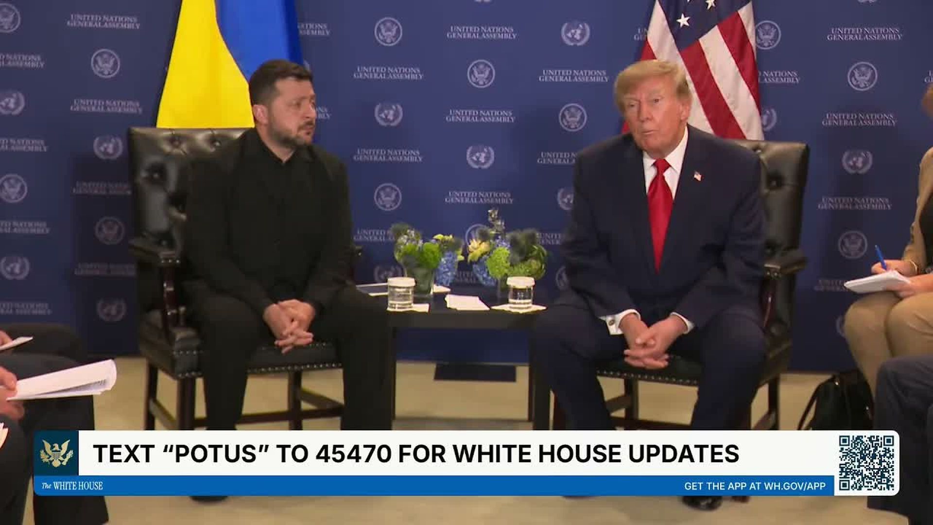 TWH337-President Trump Participates in a Bilateral Meeting with the President of Ukraine - The White House