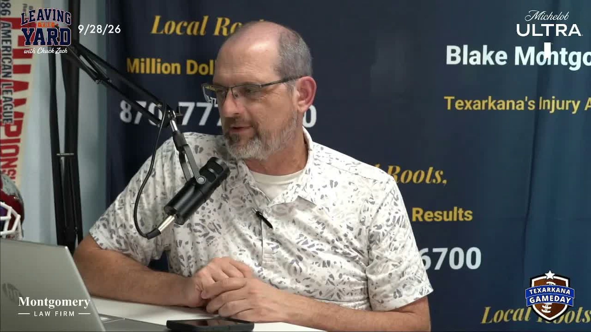 ETG68-Leaving the Yard with Chuck Zach LIVE on Texarkana Gameday 9-28-26 - East Texas Gameday
