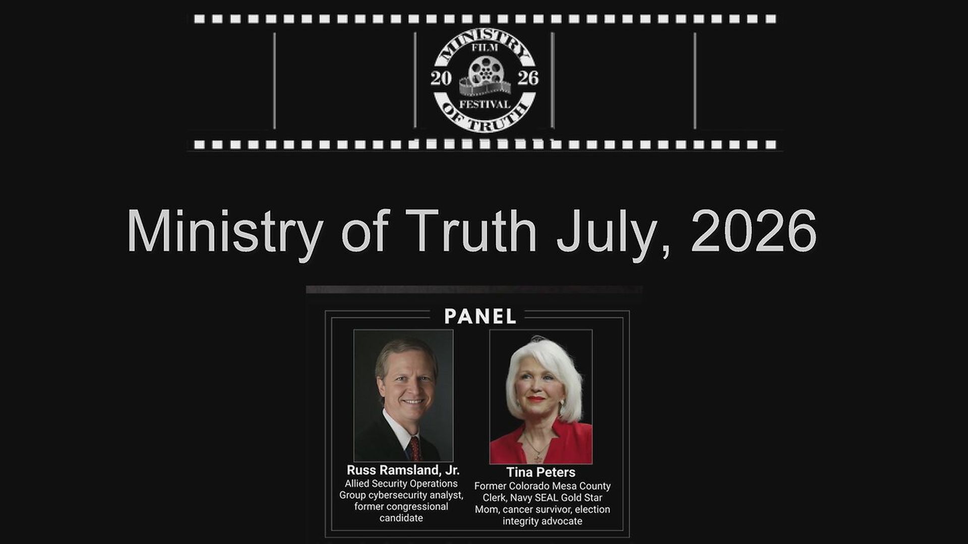 JBSRB16-Ministry of Truth July 26-KILL CHAIN and Panel w Tina Peters Russ Ramsland - John Birch Society - Richardson Business Meetings