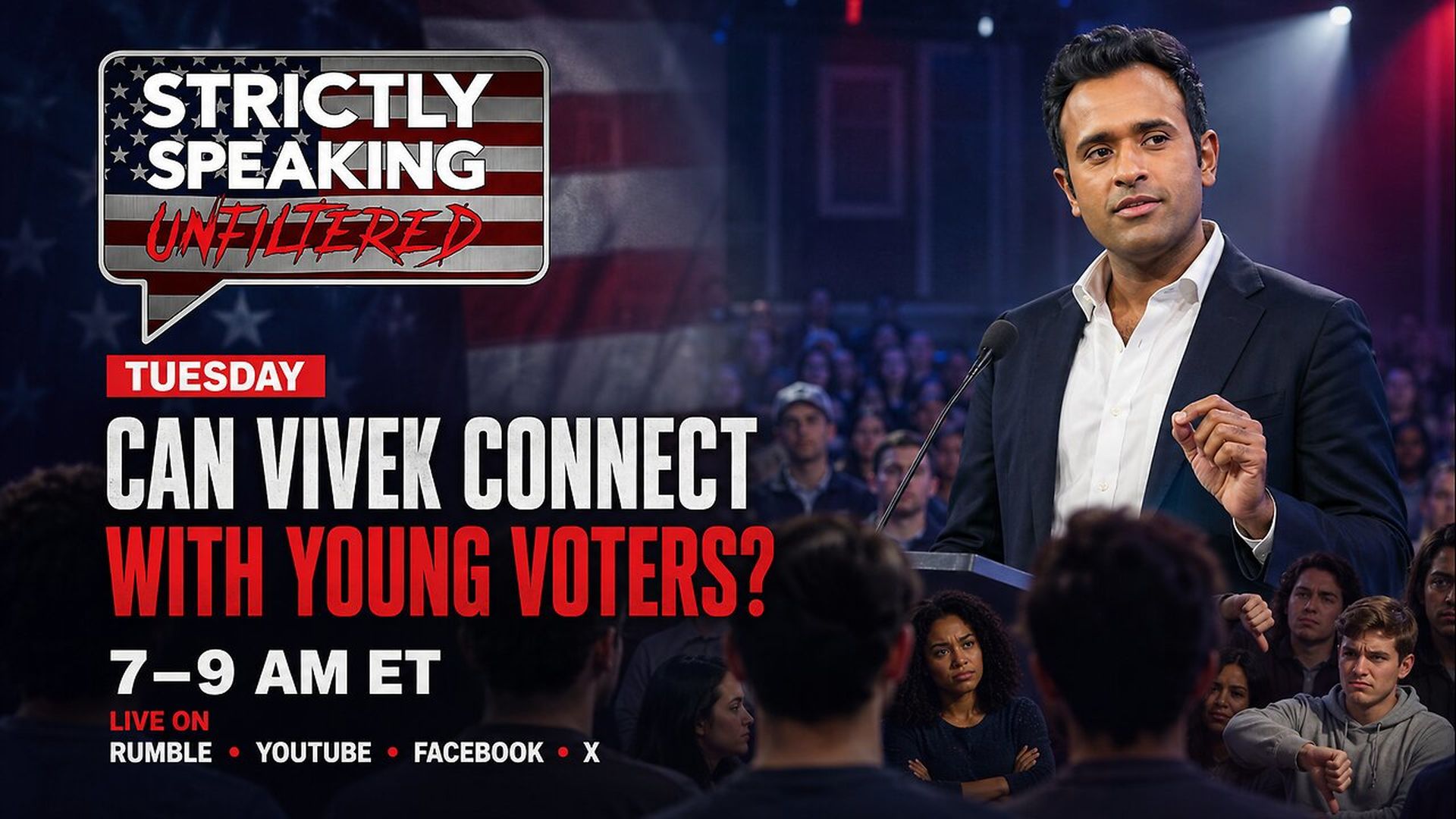 SSU55-Vivek Ramaswamy Does he connect with conservatives For Ohios sake hed better - Strictly Speaking Unfiltered with Bob Frantz