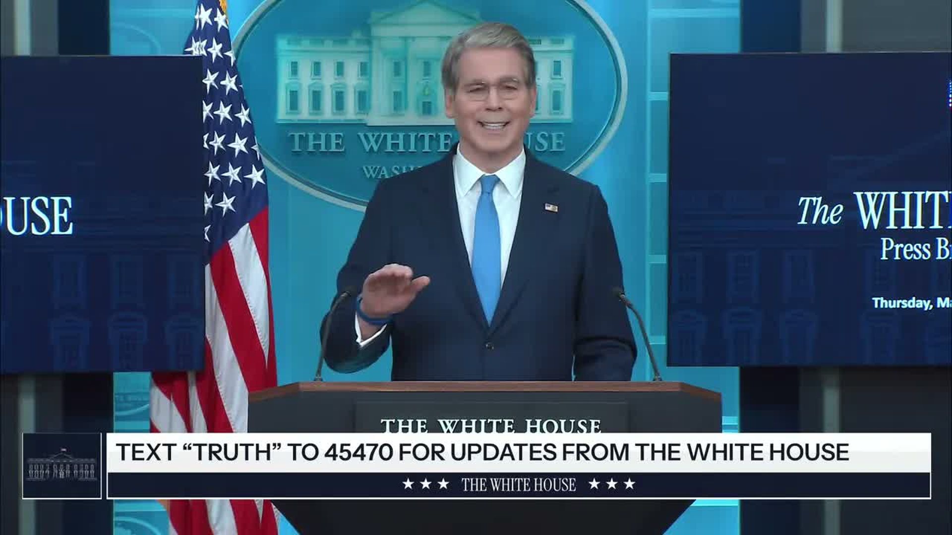 TWH239-Secretary of the Treasury Scott Bessent Briefs Members of the Media May 28 2026 - The White House