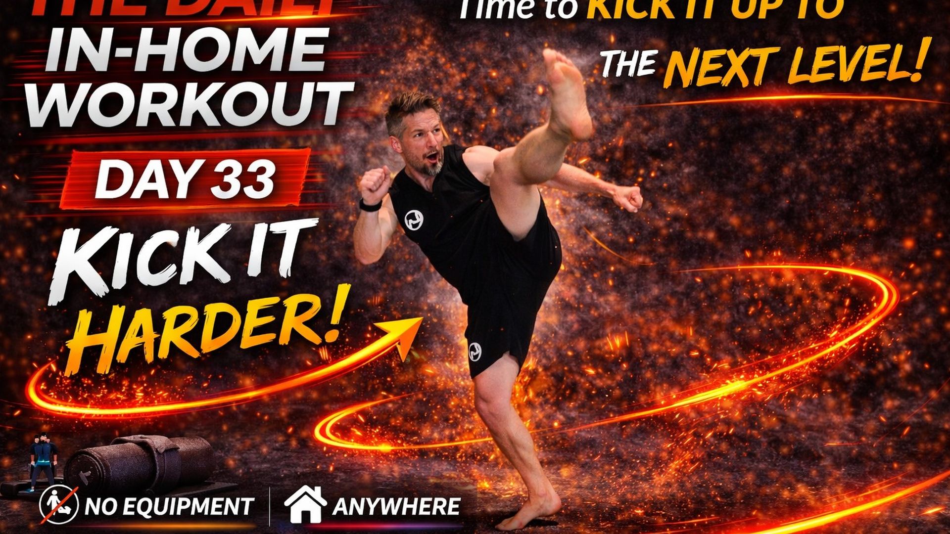 FE37-Day 33 Kick it Up a Notch Daily In Home Work Out - Fitness Ed - Fitness Ed