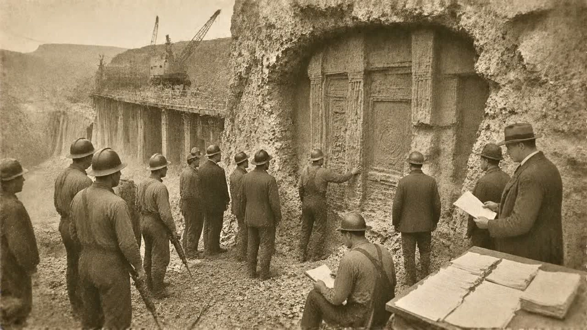 TBA20-What They Hit Excavating the Hoover Dam Bedrock in 1933 Why the Crew Was Reassigned Same Week - The Buried Archive