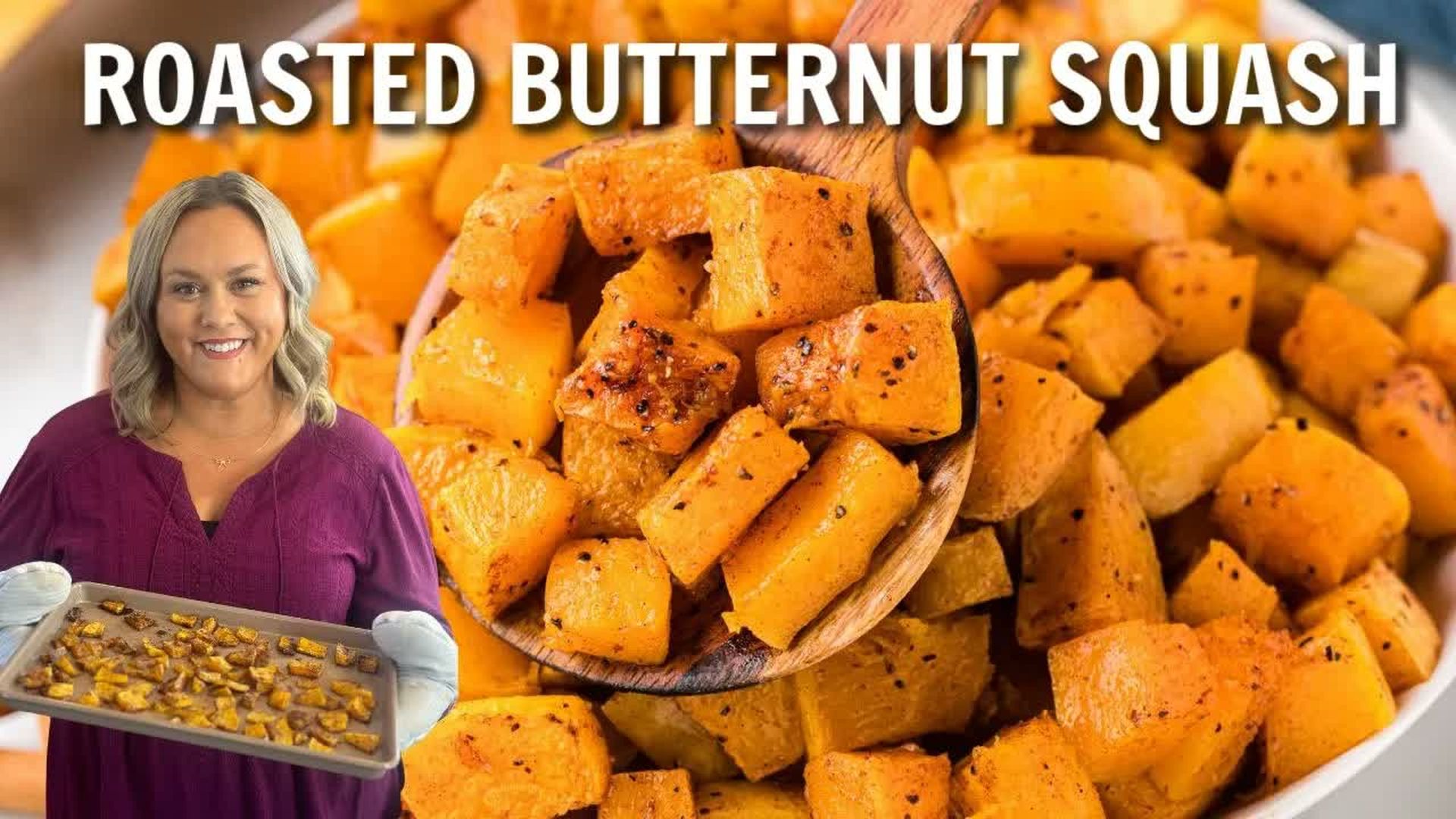 DRH38-How To Make Roasted Butternut Squash - Diary of a Real Housewife