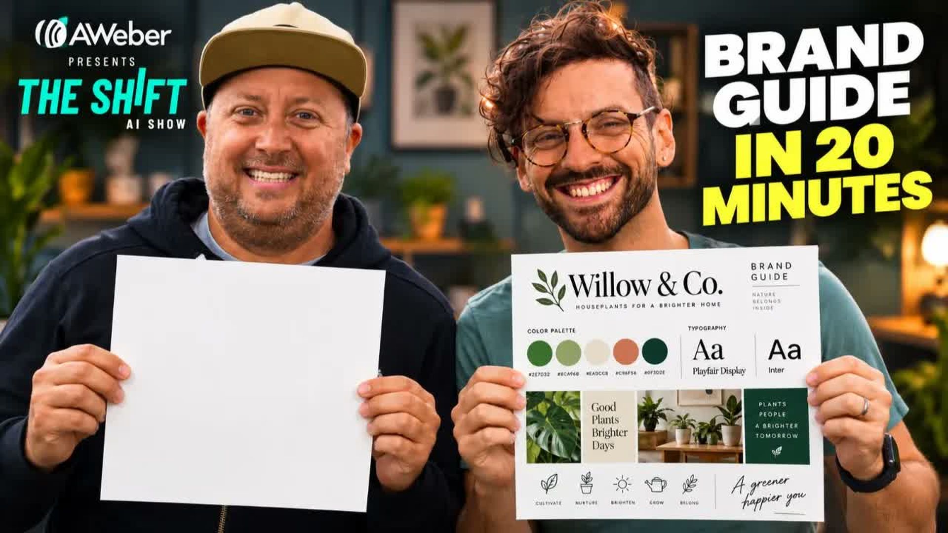 AIS43-We Built a Full Brand Kit With Claude and Gemini Nano Banana The Shift AI Show EP41 - The Shift - AI Show - Powered by AWeber