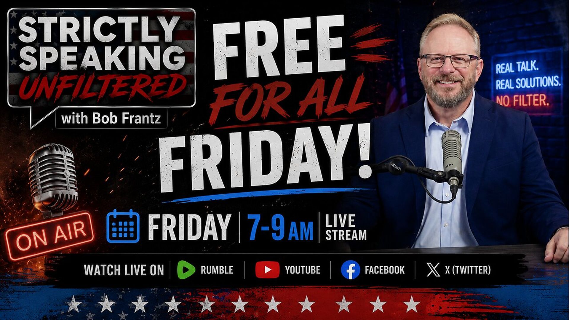 SSU5-5.22.26 - An Unfiltered Free For All Friday - Strictly Speaking Unfiltered with Bob Frantz