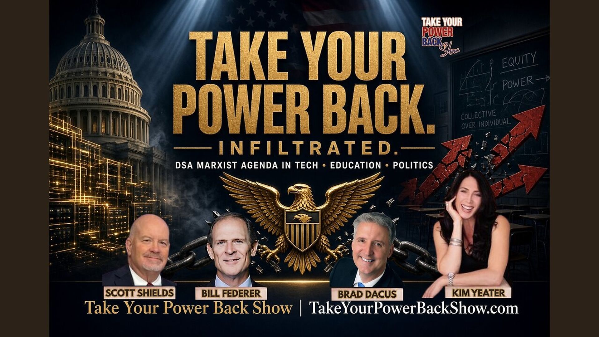 TYP5-INFILTRATED The DSAs Marxist-Atheist Agenda in Tech Education Politics - Take Your Power Back With Kim Yeater