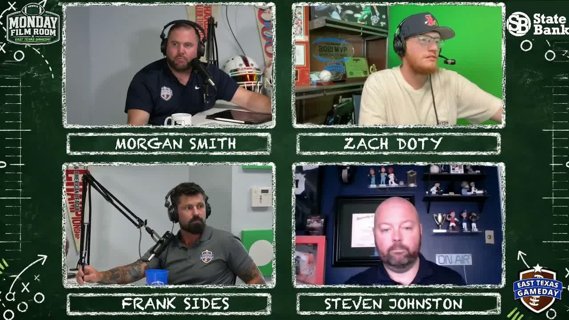 ETG23-Monday Film Room Episode 1 LIVE on East Texas Gameday - East Texas Gameday