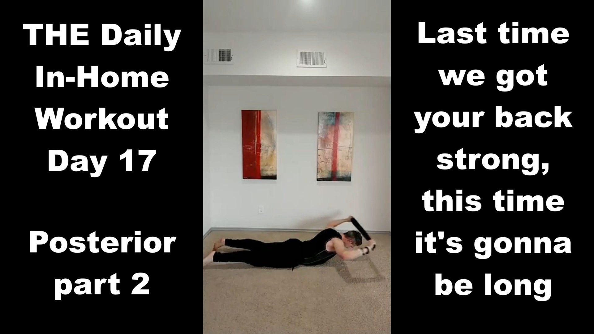 FE23-Day 17 - Posterior Daily In Home Workout - Fitness Ed - Fitness Ed