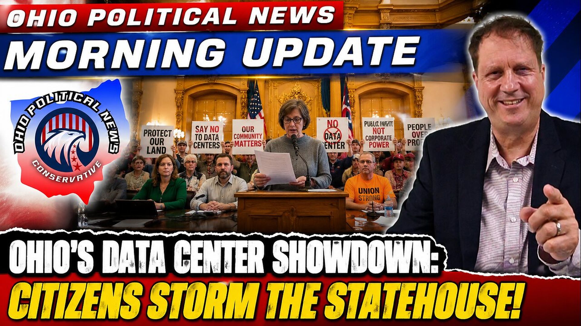 OPN36-Ohio Citizens Flood the Statehouse Over Data Centers Lawmakers Under Pressure - Ohio Political News