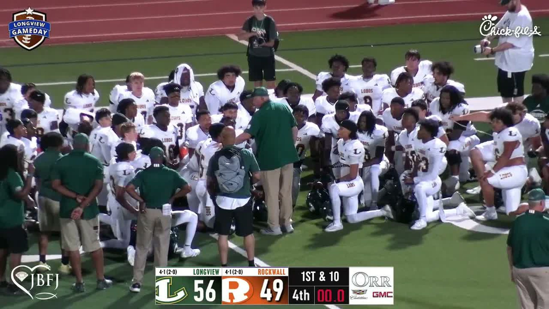 ETG83-LONGVIEW LOBOS @ ROCKWALL YELLOWJACKETS - LIVE DISTRICT FOOTBALL - East Texas Gameday