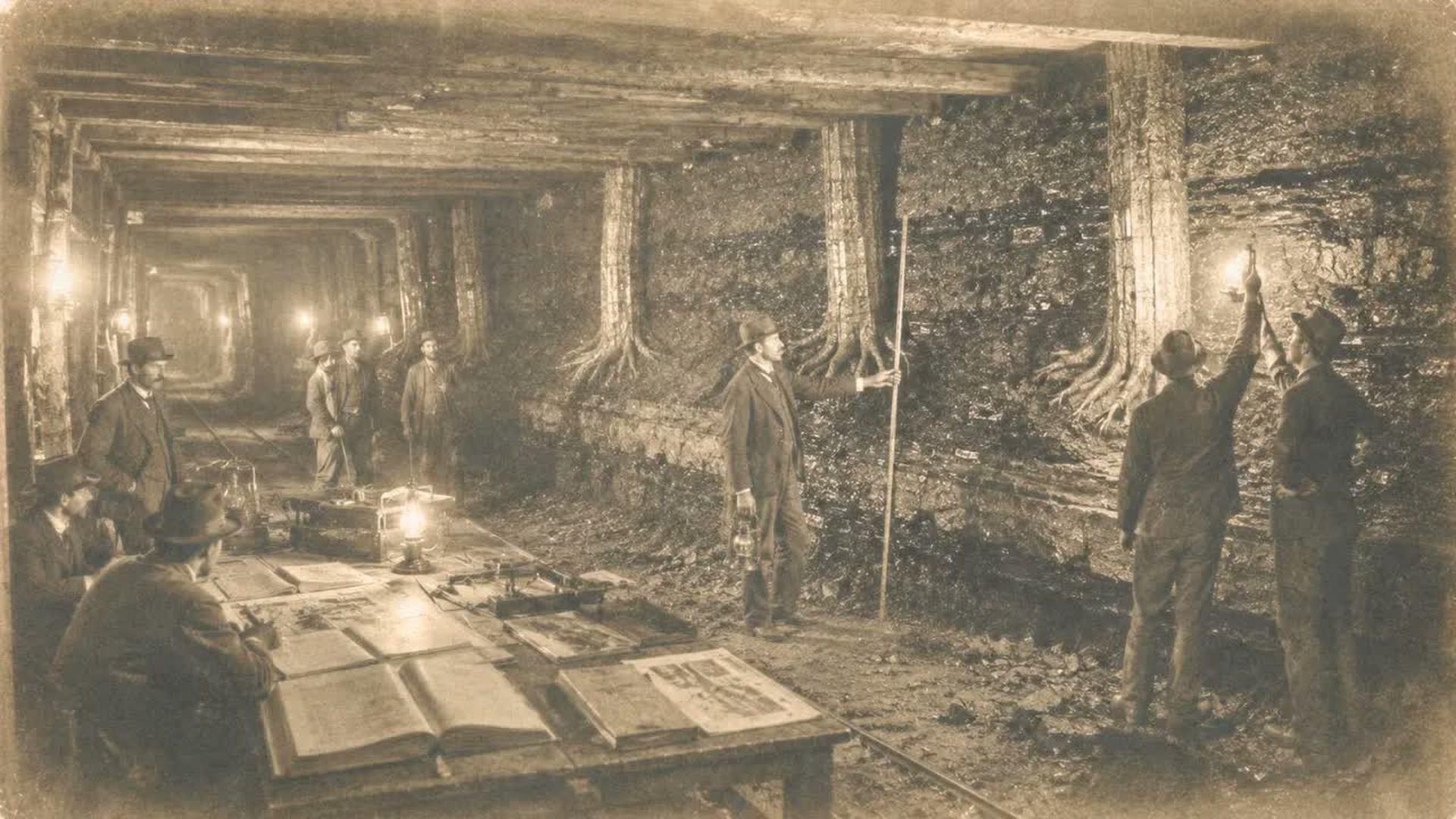 TBA70-The Upright Trunks Found Inside English Coal Seams Standing Rooted Sixty Feet Down - The Buried Archive