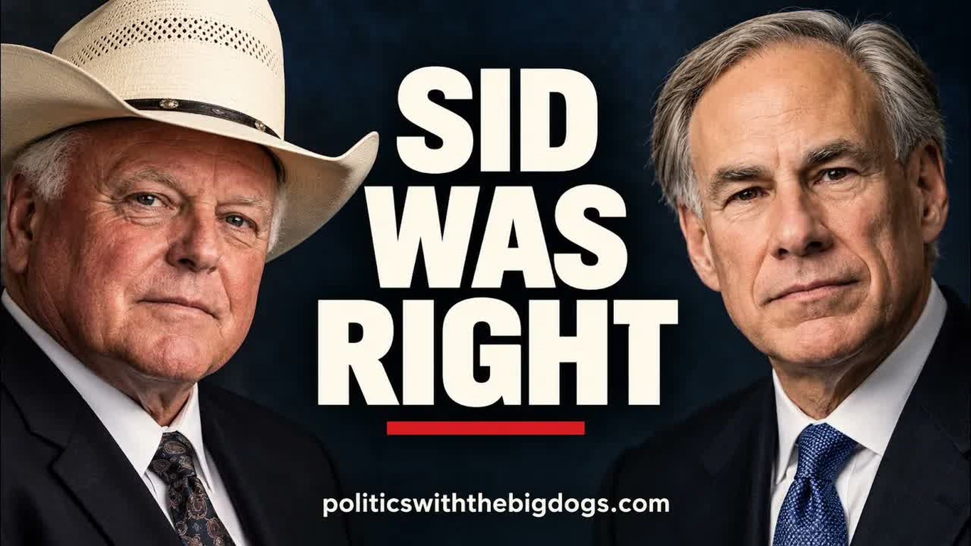 PBD20-Sid Miller didn t vote for Abbott. Here s what he got right. - Politics with the Big Dogs