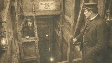 TBA71-The Last Man Who Rode the Tamarack Shaft 5 300 Feet Down What the Plumb Lines Did at the Bottom - The Buried Archive