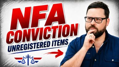 AA157-Convicted - Unregistered SBR and Suppressor Post OBBB - Armed Attorneys