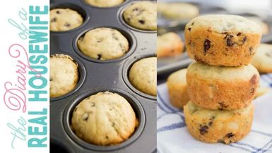 DRH9-Mini Banana Chocolate Chip Muffins The Diary of a Real Housewife - Diary of a Real Housewife
