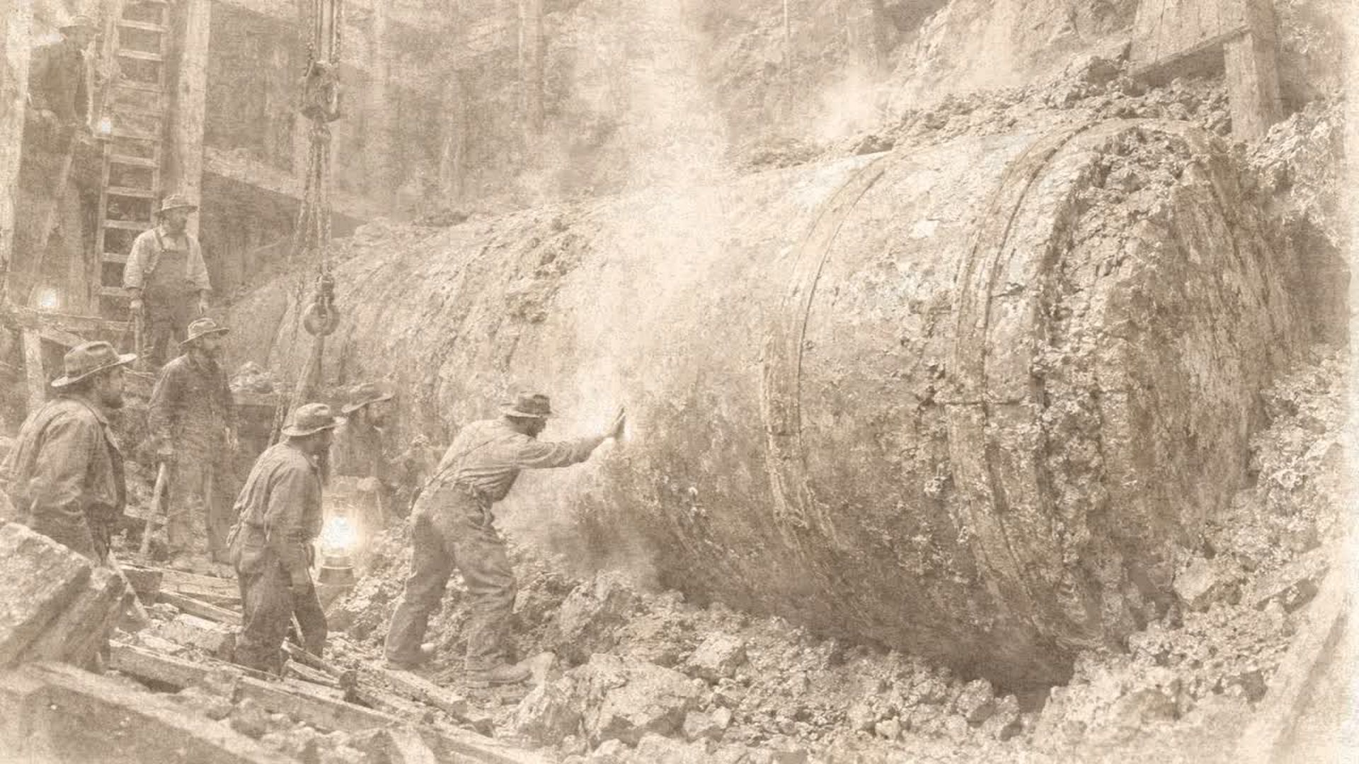 TBA132-The Ancient Cylinder Found in a Butte Shaft Was Still Warm When They Reached It - The Buried Archive