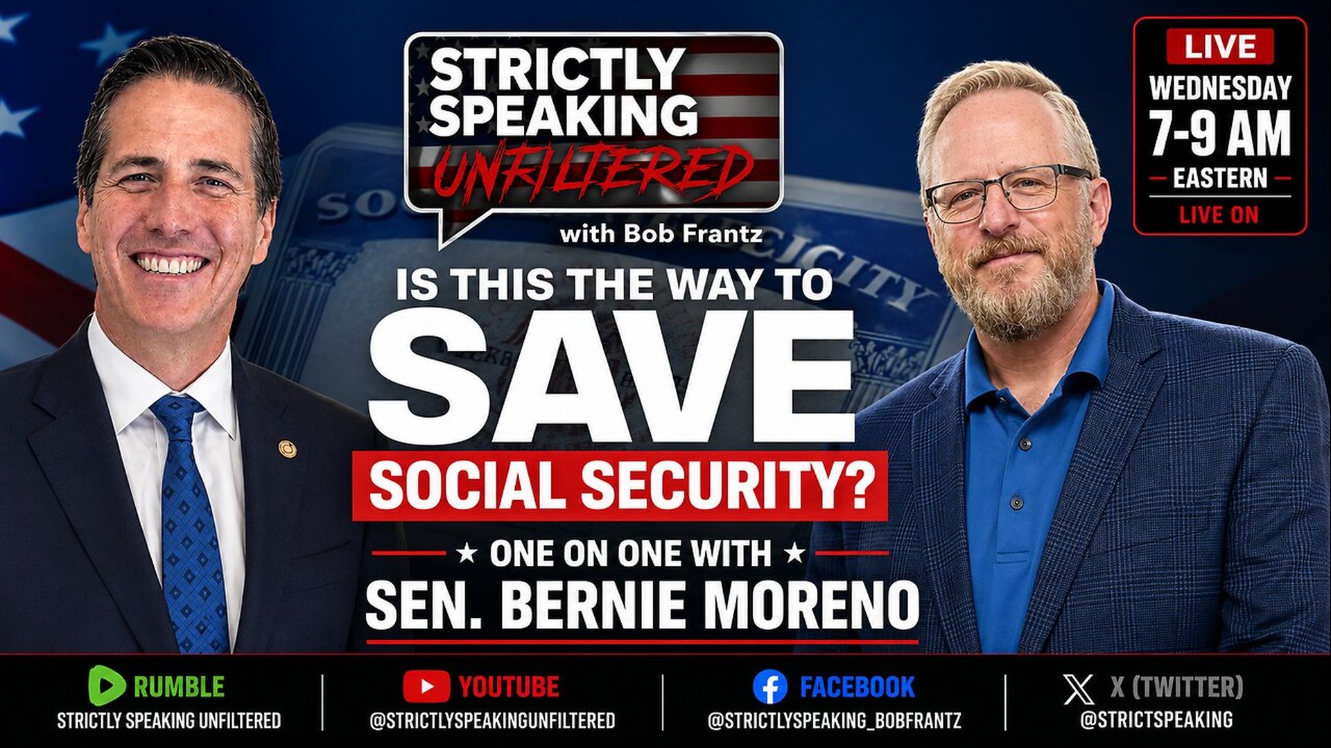 SSU32-7.1.26 - SCOTUS Greenlights Great Replacement and Senator Moreno Defends Op-Ed with Pocahontas - Strictly Speaking Unfiltered with Bob Frantz